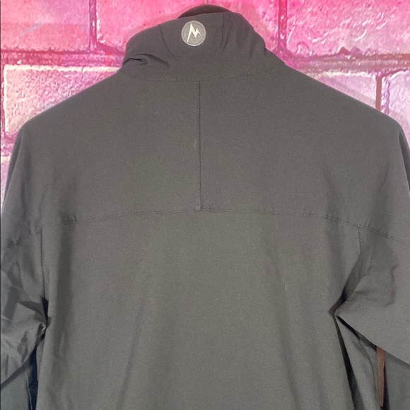 Marmot Softshell Jacket S Black Hiking Outdoor Full Zip Lightweight Windbreaker - Picture 6 of 12